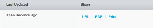 Reports Table